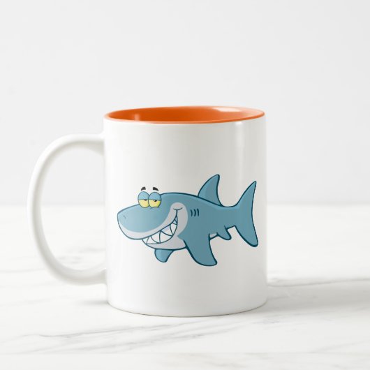 Tasse 2 Couleurs Requin de sourire (Gauche)