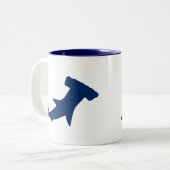 Tasse 2 Couleurs requin marteau (Devant gauche)