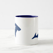 Tasse 2 Couleurs requin marteau (Centre)
