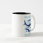 TASSE 2 COULEURS REQUINS, REQUINS, REQUINS, STYLE (Devant droit)