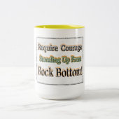 Tasse 2 Couleurs "Require Courage" Joli Design. Commandez dès maint (Centre)