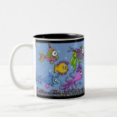 Tasse 2 Couleurs Réservoir De Poisson Monté (Gauche)