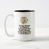 Tasse 2 Couleurs Respect de l'intégrité honnêteté MXT (Gauche)