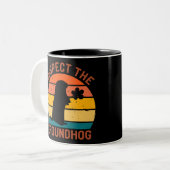 Tasse 2 Couleurs Respecter La Marmotte (Devant gauche)