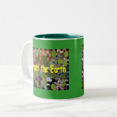 Tasse 2 Couleurs Respectez la terre (Devant gauche)