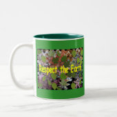 Tasse 2 Couleurs Respectez la terre (Gauche)