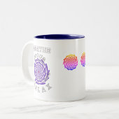 Tasse 2 Couleurs Respirez la focalisation Relax (Devant gauche)
