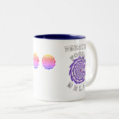 Tasse 2 Couleurs Respirez la focalisation Relax (Devant droit)