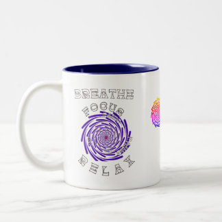 Tasse 2 Couleurs Respirez la focalisation Relax