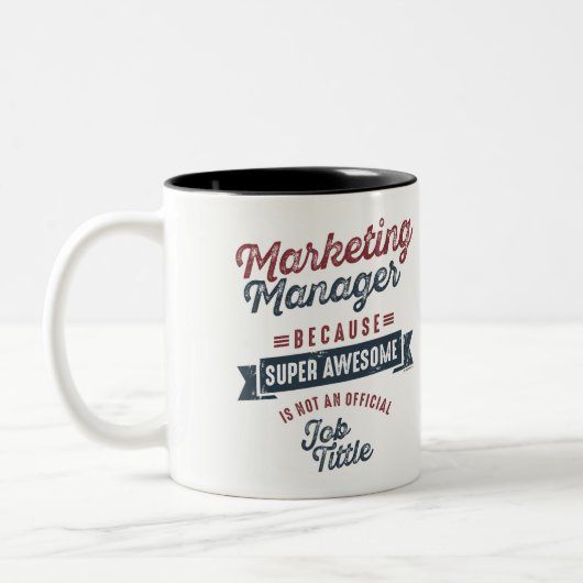Tasse 2 Couleurs Responsable marketing (Gauche)