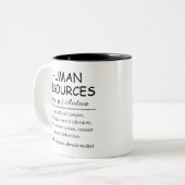 Tasse 2 Couleurs Ressources humaines (Devant gauche)