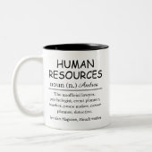 Tasse 2 Couleurs Ressources humaines (Gauche)