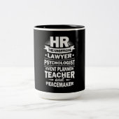 Tasse 2 Couleurs Ressources humaines Fières (Centre)