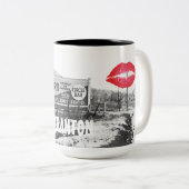 TASSE 2 COULEURS RESTAURANT SCRANTON PENNSYLVANIA BLUE LANTERN (Devant droit)