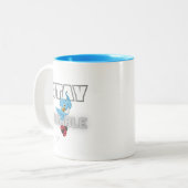 Tasse 2 Couleurs Reste humble (Devant gauche)