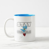 Tasse 2 Couleurs Reste humble (Gauche)