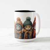 Tasse 2 Couleurs Restez au chaud (Devant droit)
