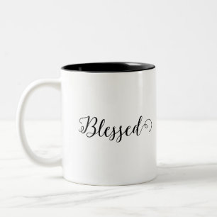 Tasse 2 Couleurs Restez Béni, Boire Café Design Simple
