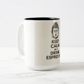 Tasse 2 Couleurs Restez calme (Devant gauche)