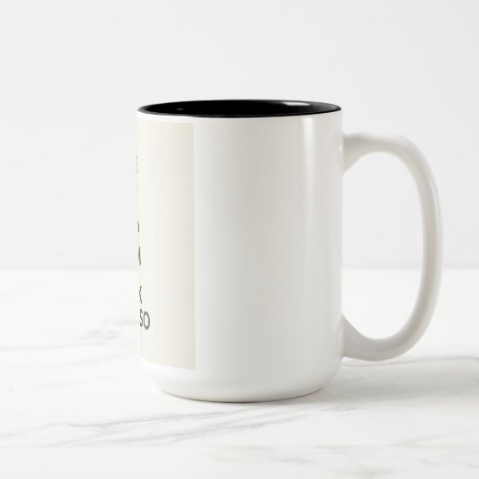 Tasse 2 Couleurs Restez calme (Droit)