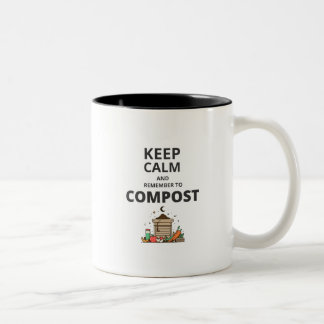 Tasse 2 Couleurs Restez calme et pensez à composer