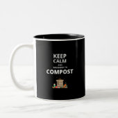 Tasse 2 Couleurs Restez calme et pensez à composer (Gauche)