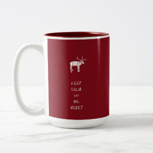 Tasse 2 Couleurs Restez calme et soyez joyeux