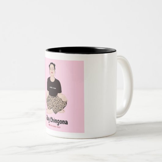 Tasse 2 Couleurs Restez Chingona (Devant droit)