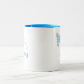 Tasse 2 Couleurs Restez confortable "hiver" (Centre)