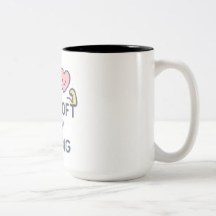 Tasse 2 Couleurs Restez doux restez forts Art pastel