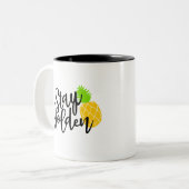 Tasse 2 Couleurs Restez en or (Devant gauche)