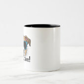 Tasse 2 Couleurs Restez la Musique Pawsitive (Centre)