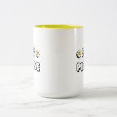 Tasse 2 Couleurs Restez Positif (Centre)