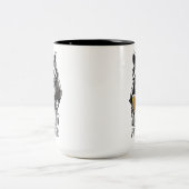 Tasse 2 Couleurs Restez Trashy Mon Ami Raccoon (Centre)