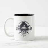 Tasse 2 Couleurs Restez Vrai Café (Gauche)
