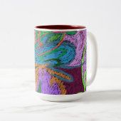 Tasse 2 Couleurs Résumé (Devant droit)