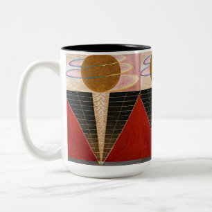 Tasse 2 Couleurs Retable, Groupe X, No.2 par Hilma af Klint