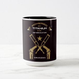 Tasse 2 Couleurs Rétablissement après une opération du genou, remet
