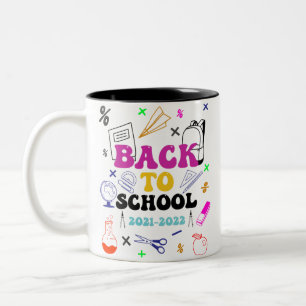 Tasse 2 Couleurs Retour À L'École Meilleur cadeau pour le 1er jou