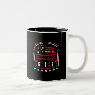 Tasse 2 Couleurs Retraité