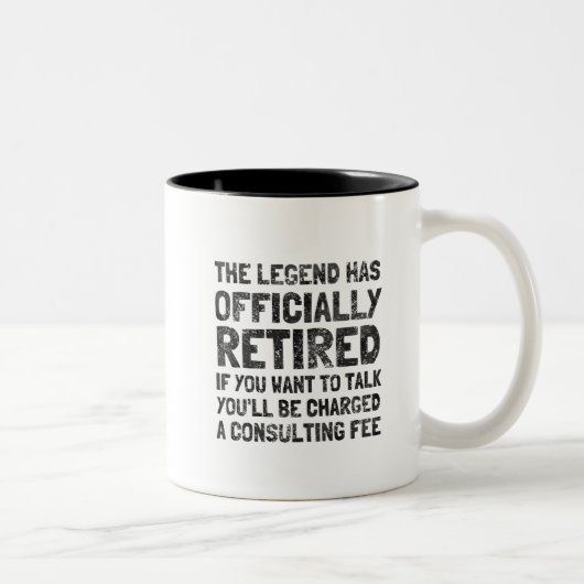 Tasse 2 Couleurs Retraité 2020 (Droit)