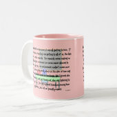 Tasse 2 Couleurs Retraite fous" cadeaux "allés de professeur d'art (Devant gauche)