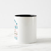 Tasse 2 Couleurs Retraité Médicale Coder Funny Retraite Happier (Centre)