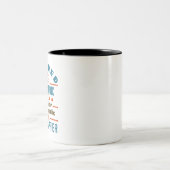 Tasse 2 Couleurs Retraité Parfait EMT Retraite Funny Happier (Centre)