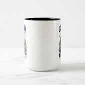 Tasse 2 Couleurs Retraite Vie de Cabane (Centre)