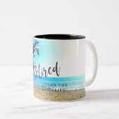 Tasse 2 Couleurs Retraité...Vivre la Bonne Vie ! (Devant droit)