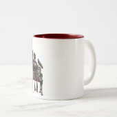 Tasse 2 Couleurs Retraités Ensemble (Devant droit)