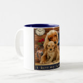 Tasse 2 Couleurs Retriever du Labrador (Devant gauche)