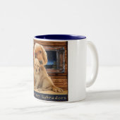 Tasse 2 Couleurs Retriever du Labrador (Devant droit)
