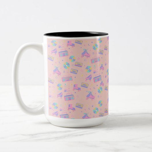 Tasse 2 Couleurs Rétro 90 (Gauche)